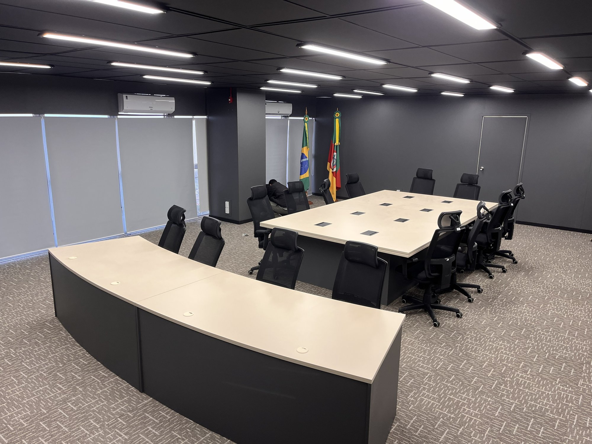 Sala de reuniões — depois
